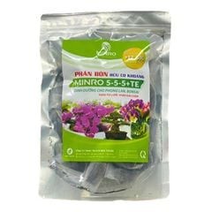 Phân hữu cơ khoáng Minro 5-5-5+TE (450g) – Dùng cho hoa lan, bonsai xanh bền đẹp