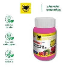Phân bón Đầu Trâu Siêu Kali Kẽm siêu ra hoa, đậu trái - Chai 100 gram
